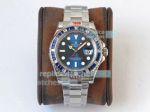 ROF Swiss Replica Rolex Yacht-Master Blue Dial Blue Diamond Bezel Watch 40MM